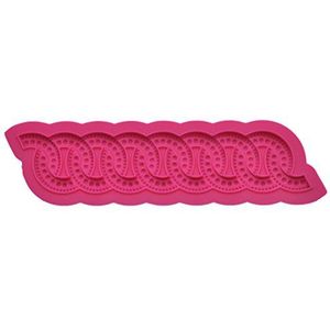 DeColorDulce ringketting van silicone, roze, 18 x 5 x 2 cm