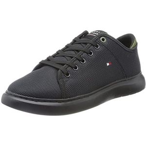 Tommy Hilfiger - Cupsole - Sneaker - Zwart - Textiel