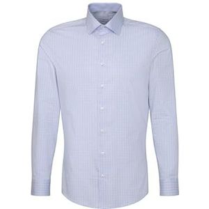 Seidensticker Slim fit shirt met lange mouwen voor heren, Lichtblauw, 46 NL