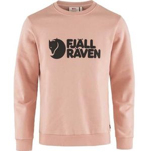 Fjallraven 84142-302 Logo Sweater M Sweatshirt Heren Chalk Rose Maat L