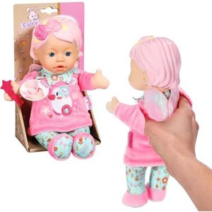 BABY born Fairy for Babies 834695-26cm Zacht lichaam Hand poppenkastpoppen met zacht vinyl hoofd - Volledig met de hand wasbaar lichaam - Geschikt voor pasgeboren baby's.