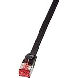 LogiLink CF2113S patchkabel ""CAT6 U/FTP (shielded) (PIMF) Flat SlimLine AWG32, 20m"" grijs