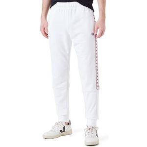 Champion Legacy Retro Sport - Heavy Spring Terry Tape Rib Cuff trainingsbroek wit, S heren SS24, Wit, S