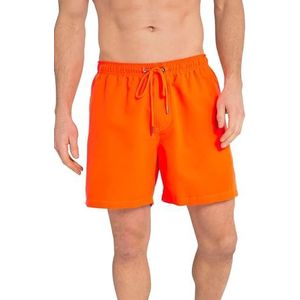 JP 1880, Heren, grote maten, zwemshort met ritszak, neonoranje, 4XL