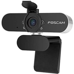 Foscam W21 Webcam 1080P Full HD Met Microfoon, Webcam Voor Videochat En Opname, Compatibel Met Windows, Linux, Mac En Android, Inkijkbescherming