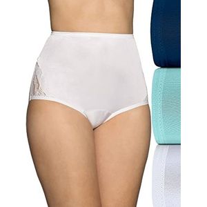 Vanity Fair Perfectly Yours Ravissant Damessokken, 3 stuks, kant - 3-pack - marineblauw/lichtblauw/wit, 10