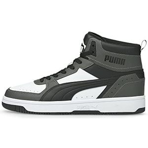 Puma Rebound Joy uniseks-volwassene Sneaker, Dark Shadow-Puma Black-Puma White, 40.5 EU