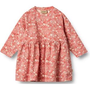 Wheat - Sessa - Meisjesjurk - Coral Flowers - GOTS-gecertificeerd - Lange Mouwen