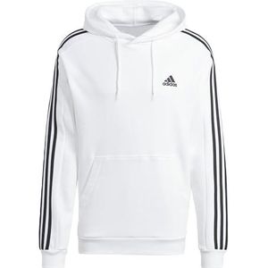 adidas Sweatshirt met capuchon voor heren, Wit, L tall