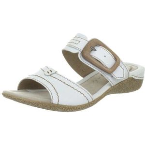 Jana Fashion 8-8-27100-28 dames klompen en slippers, Wit Carrara 120, 39 EU Breed