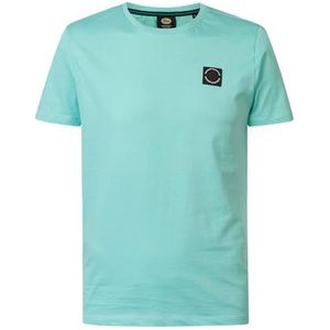 PETROL INDUSTRIES Heren T-shirt SS M-1040-TSR609; Kleur: Aqua; Maat: XXXL, Turquesa, 3XL
