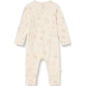 Noppies Uniseks baby playsuit Bryant lange mouwen allover print peuter rompertje, Havermeal - P611, 68 cm