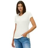 Cecil - Dames Shirt - Wit - Korte Mouwen - Ronde V-hals