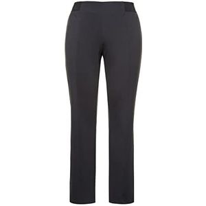 Ulla Popken Damesmaten, zakelijke broek, bodyforming, Sophie broek, antraciet, 36W / 32L