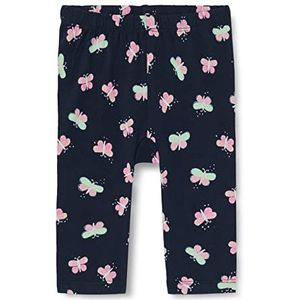 s.Oliver Junior Baby Girls Leggins met Allover Print, Blauw, 74, blauw, 74 cm