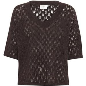 Kaffe - Gebreide Trui - Bruin - Dames