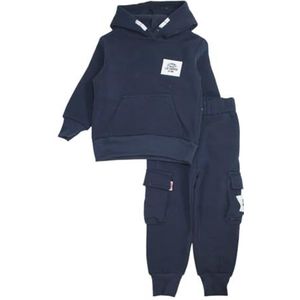 Lee Cooper Joggingbroek voor jongens, sportbroek, kinderen, polyester, marineblauw, 2 jaar, Marineblauw, 24 Maanden