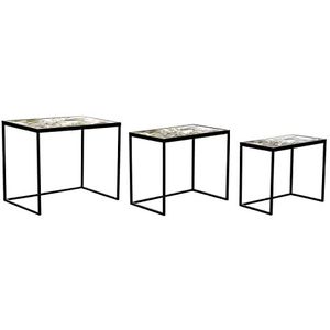 DKD Home Decor Set van 3 tafels, standaard