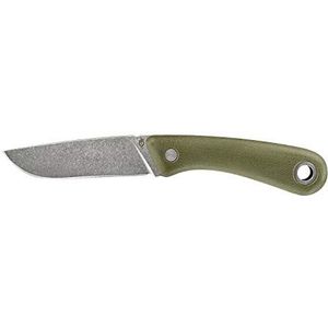 Gerber 1027508 survivalmes Spine Flat Sage - robuust en met schede - Groen