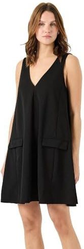 Yas - Malea - Mouwloze Korte Jurk - V-hals - Losse Pasvorm