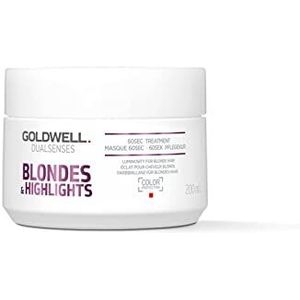 Goldwell Dualsenses Blonde & Highlights, Anti-Yellow 60Sec Treatment voor blond en gehighlight haar, 200 ml
