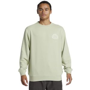 Quiksilver Graphic Crew Fleece Top Heren Groen XS