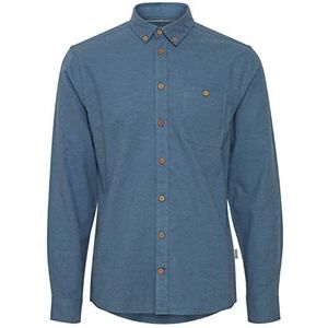 Blend Heren 20714318 Overhemd, 184025/Copen Blue, L