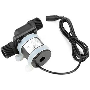 DC 12 V snelheid, mini-waterpomp, geluidsarme circulatiestuilpomp met rubberen basis, -40 °C ~ 100 °C.