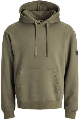 JACK & JONES Jcopoint Sweat Badge Hood Bf, grape leaf, L