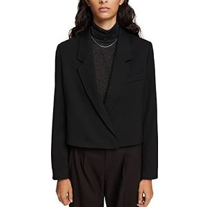 ESPRIT Dames 112EE1G303 Blazer, 001/BLACK, 44