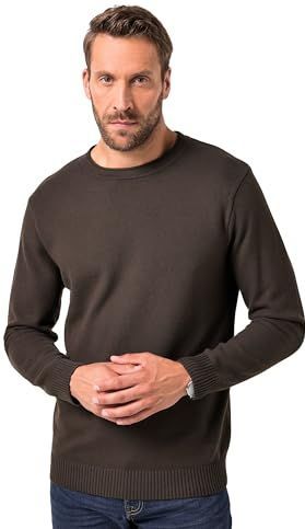 JP1880 - Trui - Donkerbruin - Knitwear - Lange Mouw
