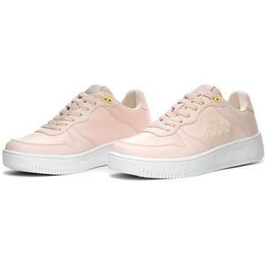 Kappa Logo Maserta, gymschoenen voor heren, Roze Pastel Geel, 37 EU