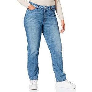 BOSS Straight Crop 1.4 Regular Fit jeans voor dames, van Italiaans stretch-denim, Turquoise/Aqua444, 30
