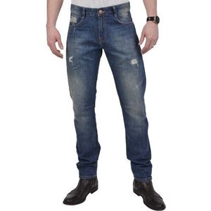 LTB Jeans Heren Tapered Justin, blauw (Lucius Wash)., 33W x 32L