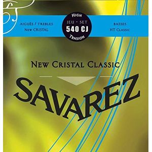 Savarez snaren voor klassieke gitaar New Cristal Classic Set High Tension. 540 CJ High Tension blauw