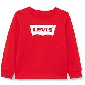 Levi's Kids -l/s Batwing Tee Jongens, Rood, 4 Jaar, Rood, 4 jaar