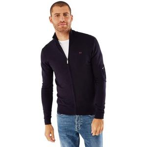 Mexx Heren Cardigan Sweater, navy, 3XL