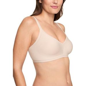 Warner's womens Blissful Benefits Underarm-smoothing With Seamless Stretch Wireless Lightly Lined Comfort Rm3911 T Shirt Bra, Butterscotch, Medium US
