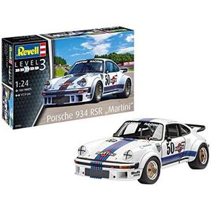 Revell RV07685 07685 7685 1:24 Porsche 934 RSR 'Martini Racing' kunststof modelset, divers, 1/24