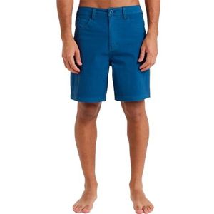 Quiksilver Shorts Nelson SURFWASH Amphibian 18 Heren Blauw 28, Vintage Indigo, 164