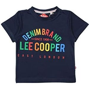 Lee Cooper T-shirt voor jongens, Marineblauw, 14 Jaren