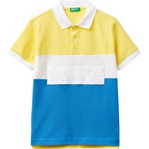 United Colors of Benetton Poloshirt voor kinderen en jongeren, Geel, 140
