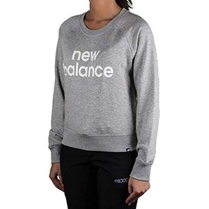 New Balance Sportief sweatshirt met capuchon voor dames, Grijs (Athletic Grey Ag), XS