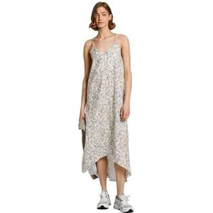 Pepe Jeans - PL953560 Molly - Jurk - Wit - Casual - Polyester - Mouwloos