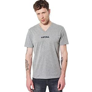 Kaporal T-shirt voor heren, model Peter, kleur M, grijs gemêleerd, maat S, Medgrm, S