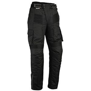 Australian Bikers Gear ABG - Motorcycle Jeans/Cargo broek - met DuPontTM Kevlararamide Fibre afneembare uitrusting, zwart, 50 l/L34 (40 l)