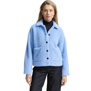 TOM TAILOR Dames 1048129 jas, 11530-Calm Blue, XXL, 11530, Calm Blue, XXL