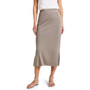 Street One - Glinsterende Rok - Beige - Pepica-stijl
