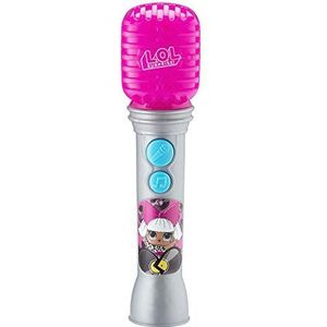 LOL Surprise LL-070.EMV0I Sing-Along Microphone - Built-In Music (Silver/Pink)