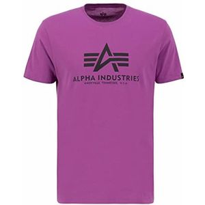 Alpha Industries Basis T-shirt Heren T-shirt Dark Magenta